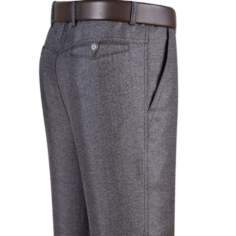 Men'S Formal Wear Accessories - ผู้ชายใหม่ฤดูร้อนบางสบายๆกางเกงฤดูใบไม้ร่วงแฟชั่น Gentle Thicken กางเกงชายชุดกางเกงสีดําสีเทา KOACUS