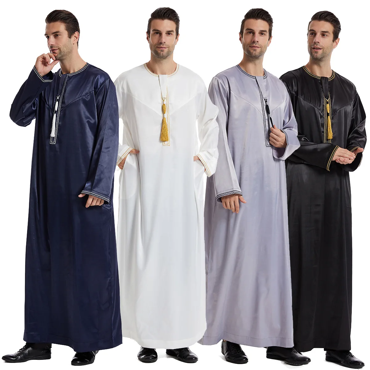 Arabic Formal Wear Men - ชุดอีดสำหรับผู้ชายมุสลิม จุบบะ โธบ อาบายะ อิสลาม อีด