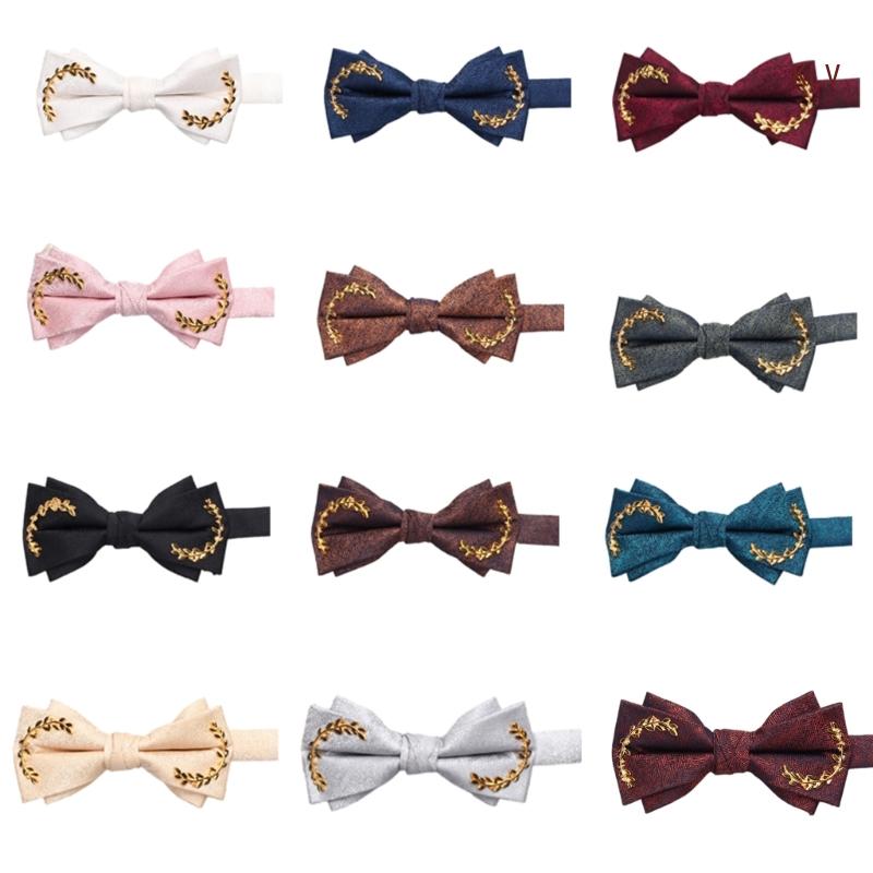 Men'S Formal Wear Bow Ties - BowTie หูข้าวสาลีของสุภาพบุรุษเหมาะสำหรับโอกาสทางการและธุรกิจสำหรับชาย, อุปกรณ์เครื่องแต่งกายสำหรับงานแต่งงาน 6XDA