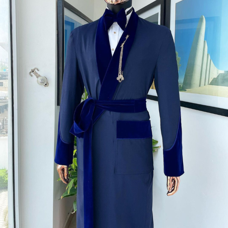 Men'S Formal Wear For A Wedding - Tailor Made Royal Blue Men ชุดเสื้อแจ็คเก็ตยาว