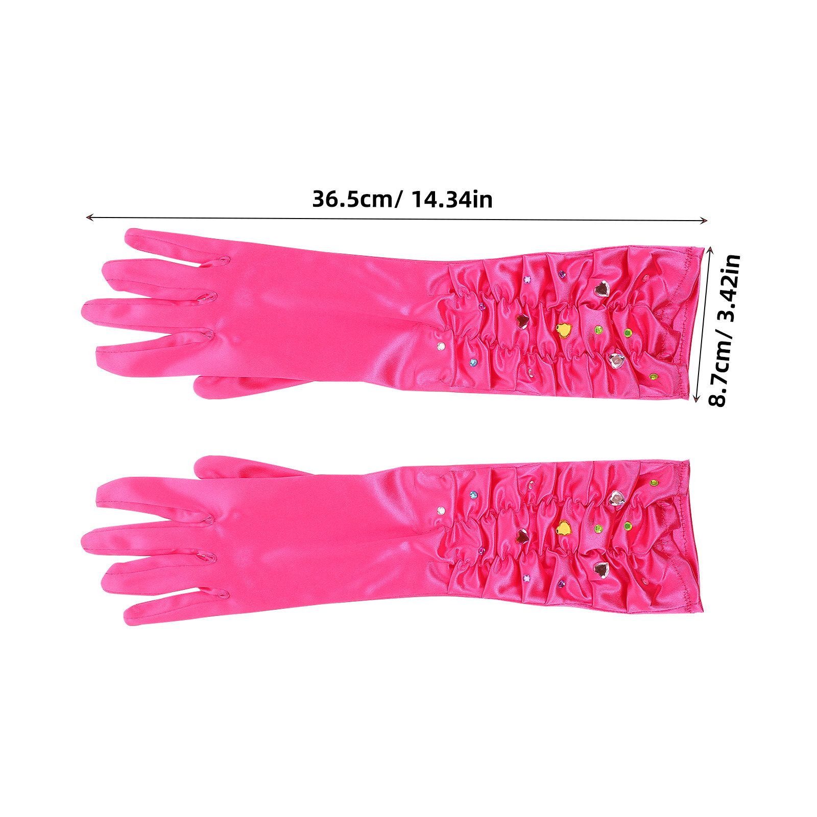 ชุดถุงมือเจ้าหญิงสำหรับเด็กผู้ - Formal Glove Leather บทวิจารณ์และราคา