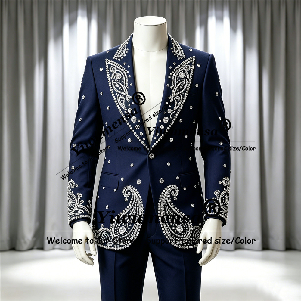 ชุดสูทประดับเพชรระยิบระยับสำหร - Men'S Formal Wear Jewelry บทวิจารณ์และราคา