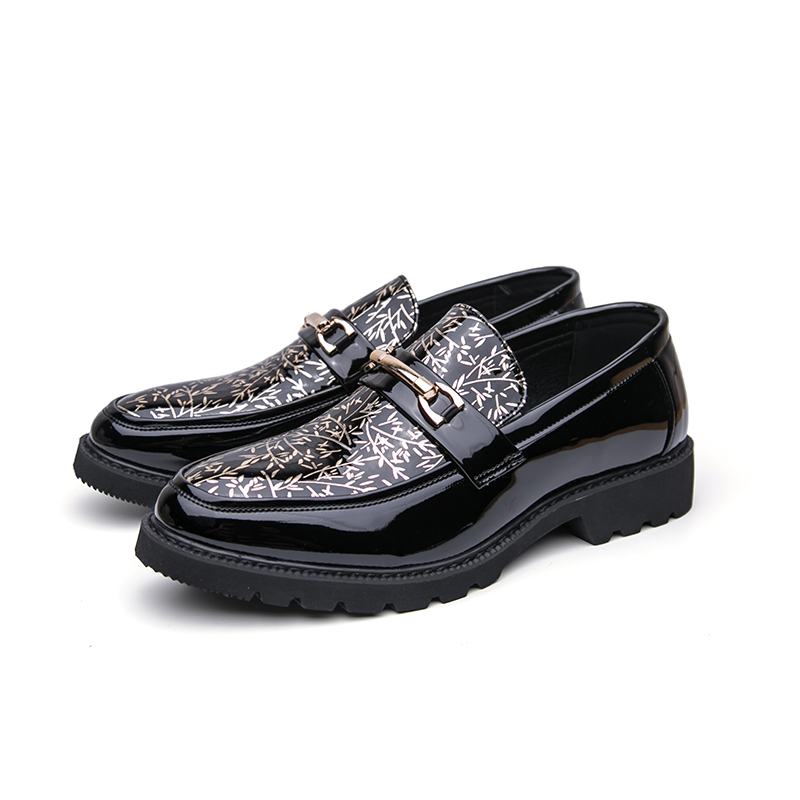รองเท้าโลฟเฟอร์หนังแก้วลายไม้ไ - Men'S Formal Attire บทวิจารณ์และราคา