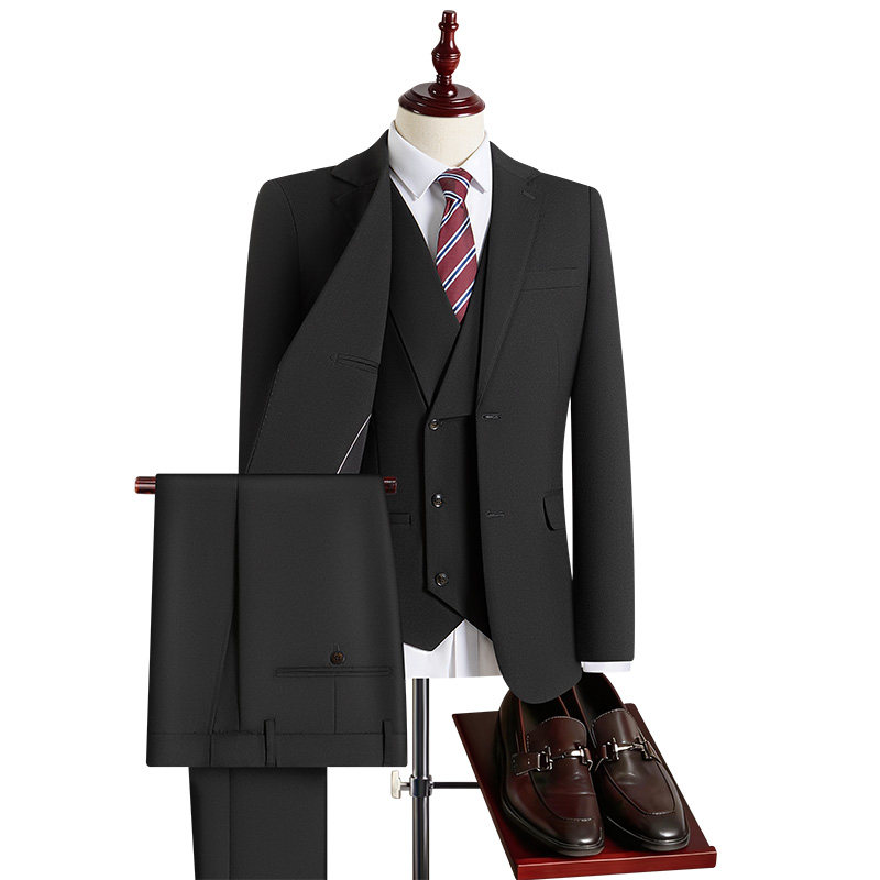 ชุดสูทธุรกิจทรงเข้ารูป 3 ชิ้น  - Khaki Formal Wear Men บทวิจารณ์และราคา