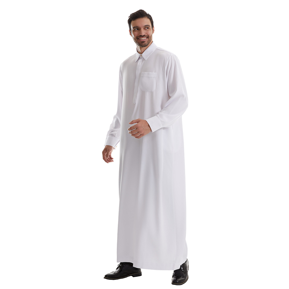 ผู้ชาย Jubba Thobe Mens ยาวเสื - Arabic Formal Wear Men บทวิจารณ์และราคา