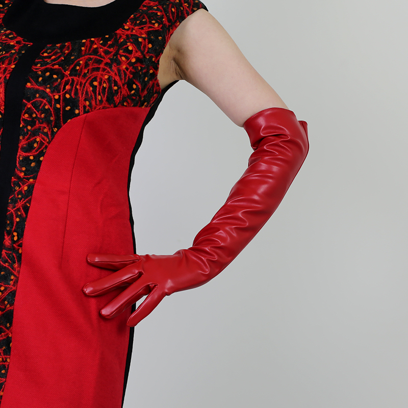 ถุงมือหนังเทียมแฟชั่นผู้หญิง แ - Formal Glove Leather บทวิจารณ์และราคา
