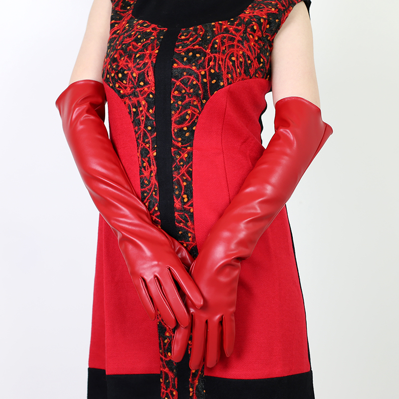 ถุงมือหนังเทียมแฟชั่นผู้หญิง แ - Formal Glove Leather บทวิจารณ์และราคา