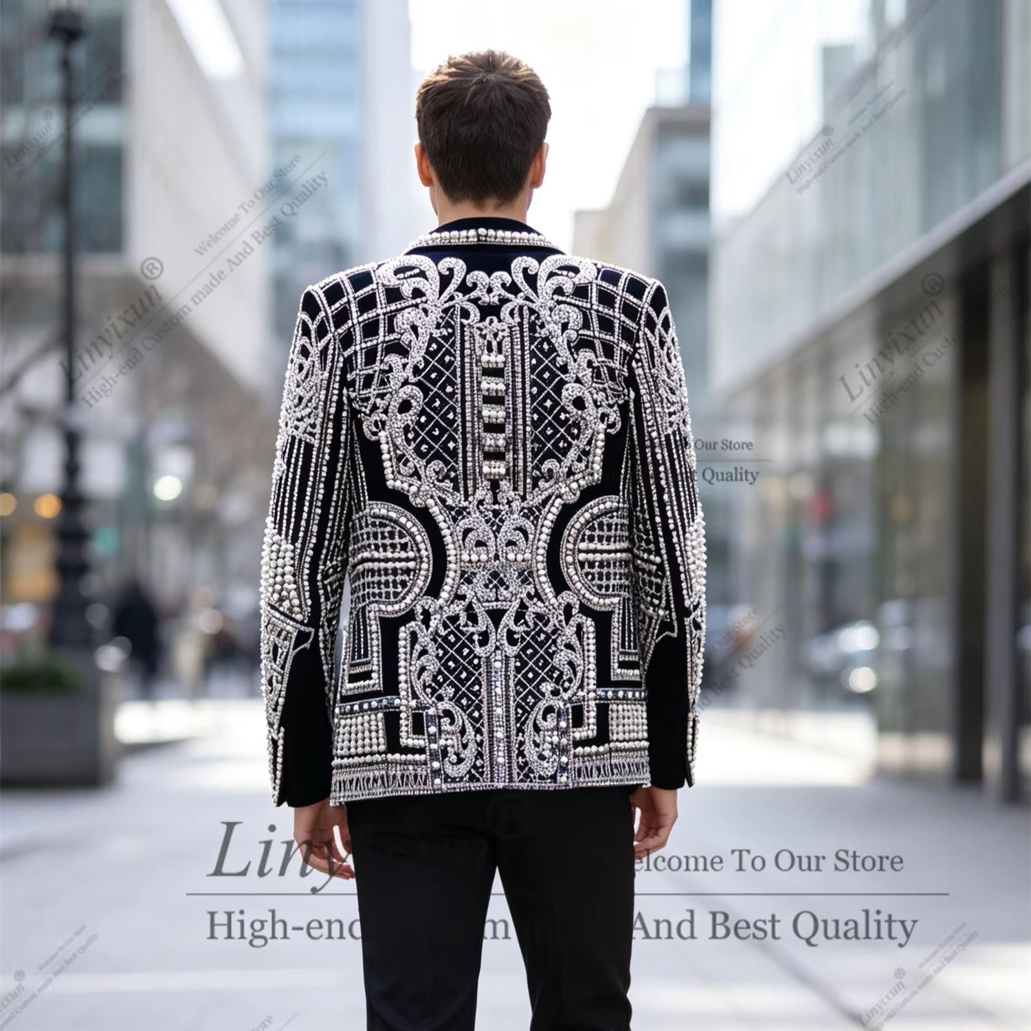 ชุดทักซิโด้ดีไซน์หรูหราประดับอ - Men'S Formal Wear Jewelry บทวิจารณ์และราคา