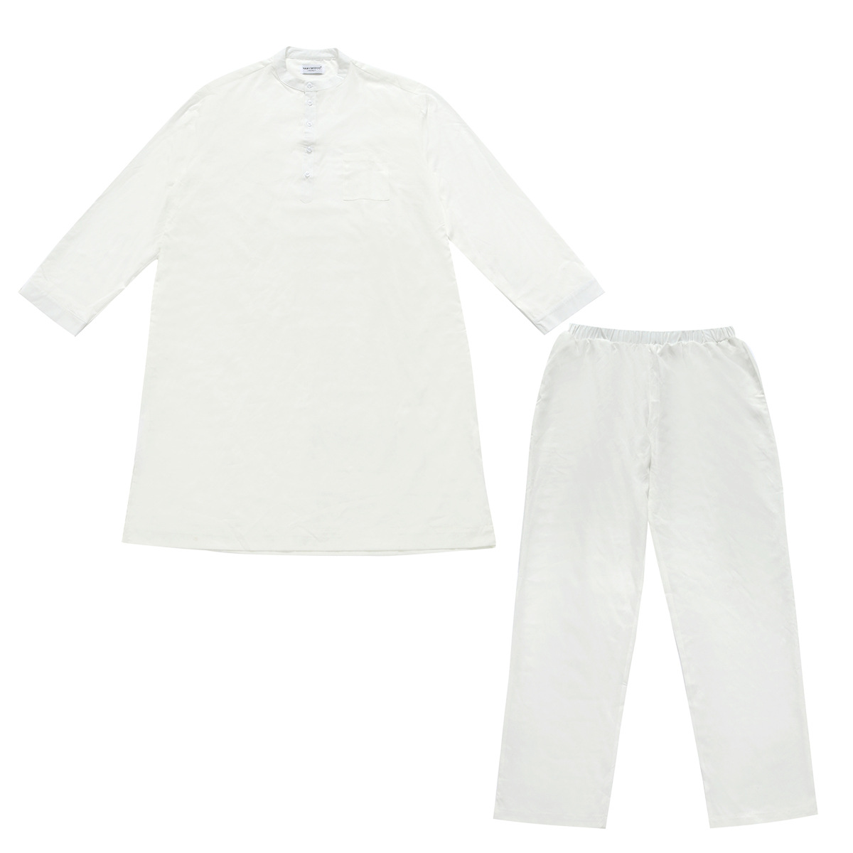 ชายมุสลิม Jubba Thobe 2 ชิ้นชุ - Arabic Formal Wear Men บทวิจารณ์และราคา