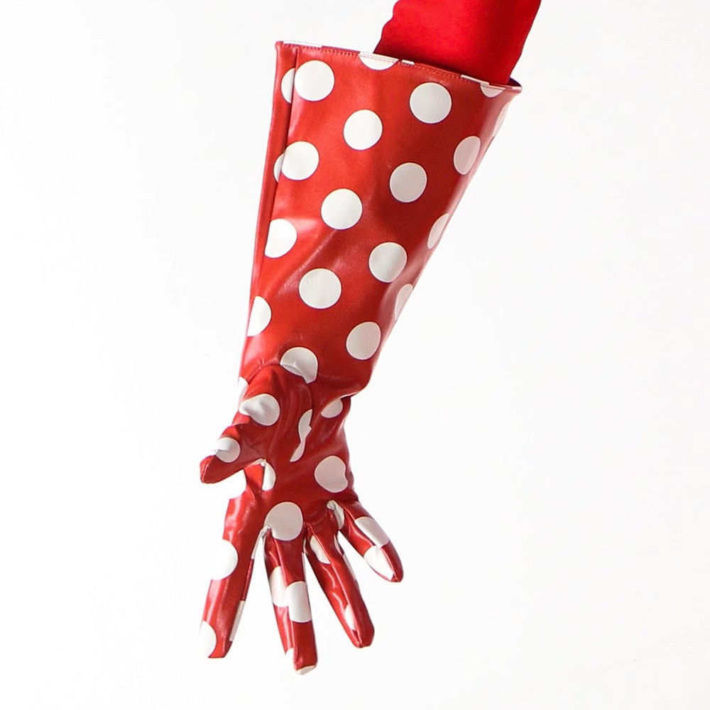 แฟชั่นของผู้หญิงถุงมือหนัง PU  - Formal Glove Leather บทวิจารณ์และราคา