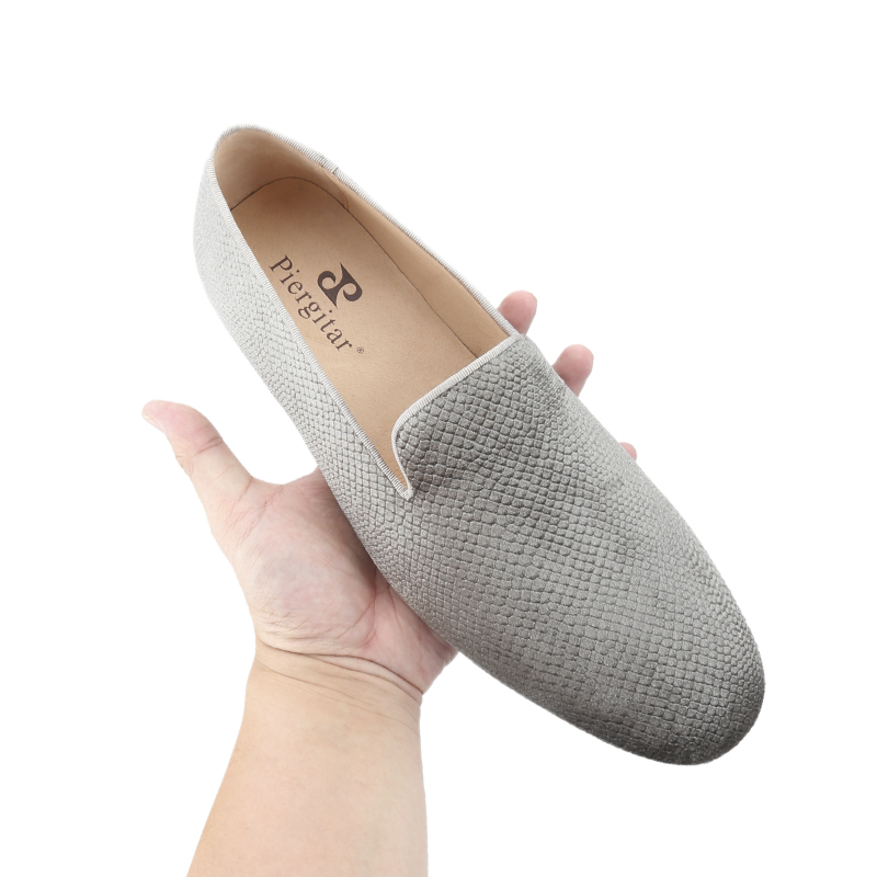 รองเท้าโลฟเฟอร์ผู้ชายลายเกล็ดป - Men'S Formal Wear Slippers บทวิจารณ์และราคา