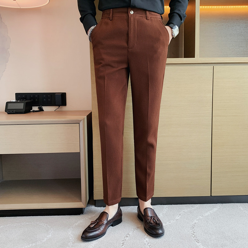 2024 ฤดูใบไม้ร่วงใหม่วาฟเฟิลยื - Men'S Formal Wear Accessories บทวิจารณ์และราคา