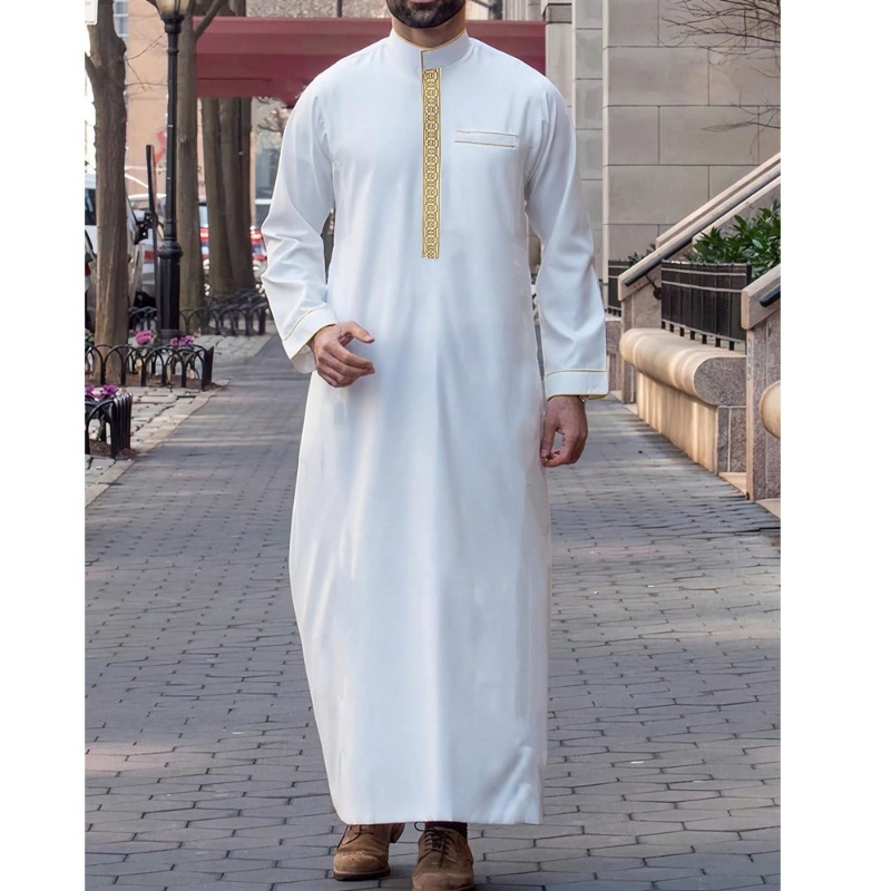 ชุดโทบแบบอาหรับสำหรับผู้ชาย ปั - Arabic Formal Wear Men บทวิจารณ์และราคา