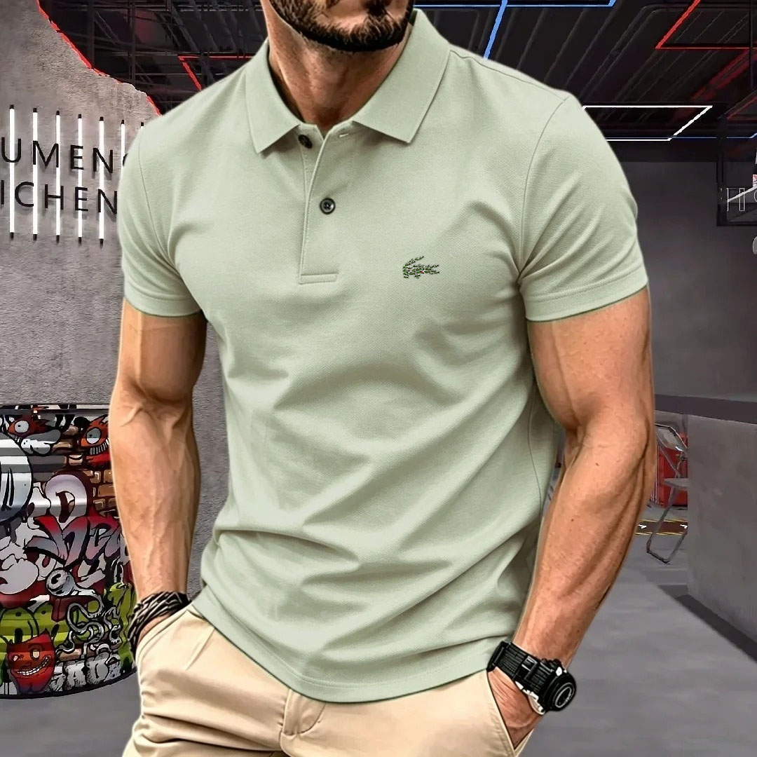 เสื้อโปโลแขนสั้นผู้ชาย ปกติดกร - Men'S Formal Wear Accessories บทวิจารณ์และราคา