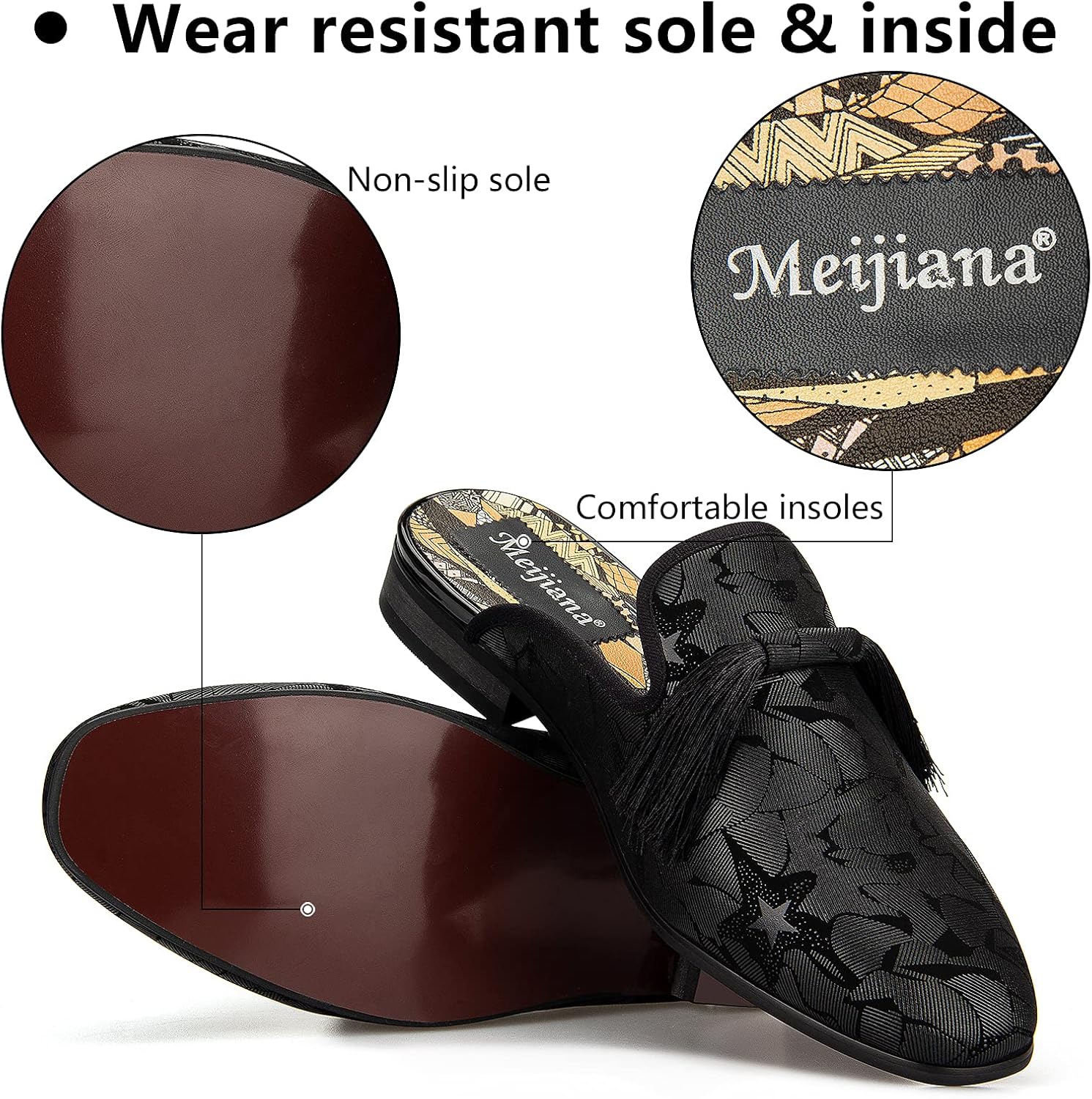 รองเท้าแตะผู้ชายแบบสวมรองเท้าไ - Men'S Formal Wear Slippers บทวิจารณ์และราคา