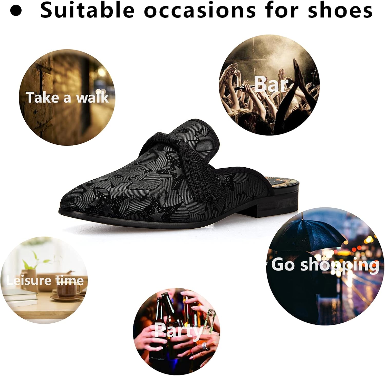 รองเท้าแตะผู้ชายแบบสวมรองเท้าไ - Men'S Formal Wear Slippers บทวิจารณ์และราคา