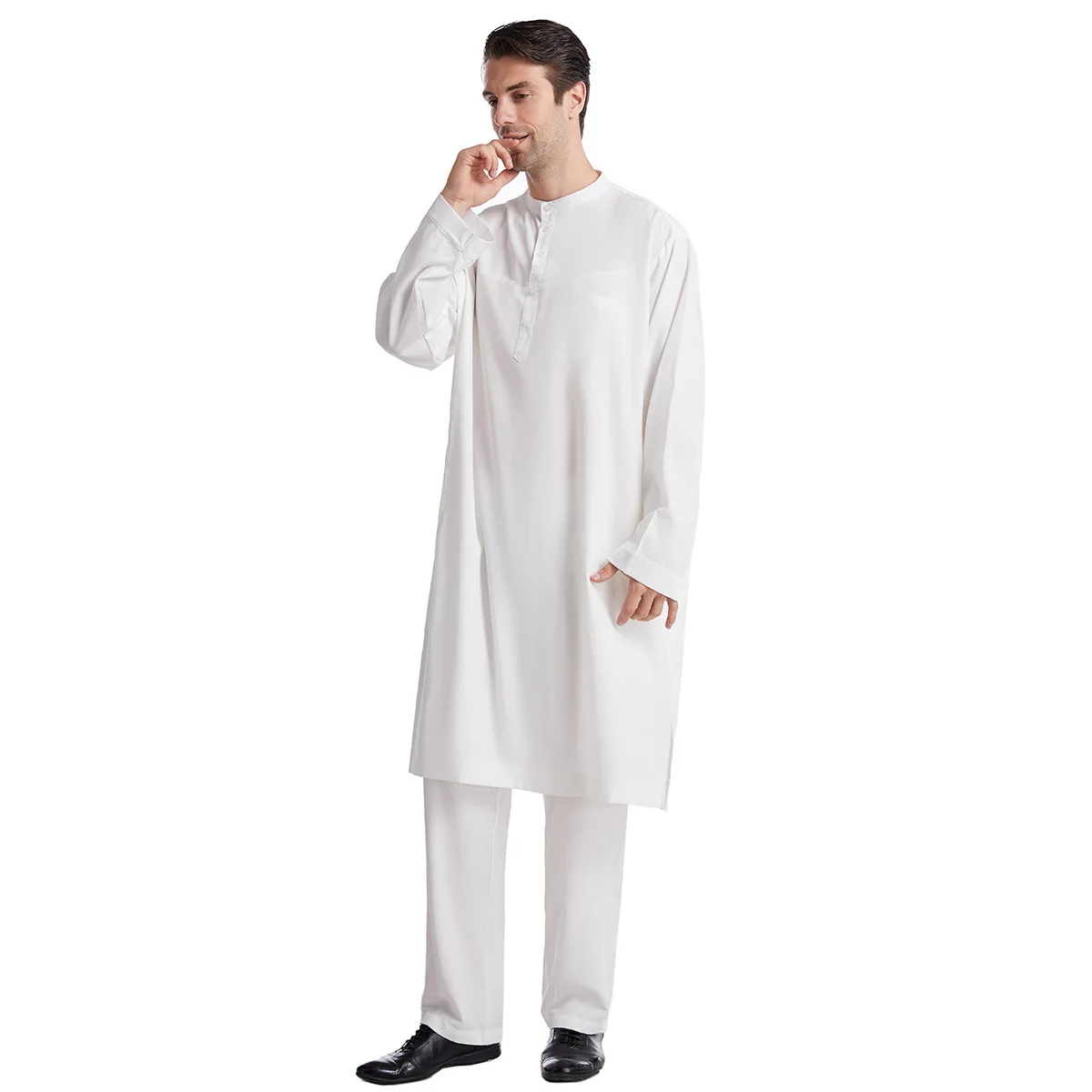 ชุดญุบบะห์ โธบ 2 ชิ้น สำหรับผู - Arabic Formal Wear Men บทวิจารณ์และราคา
