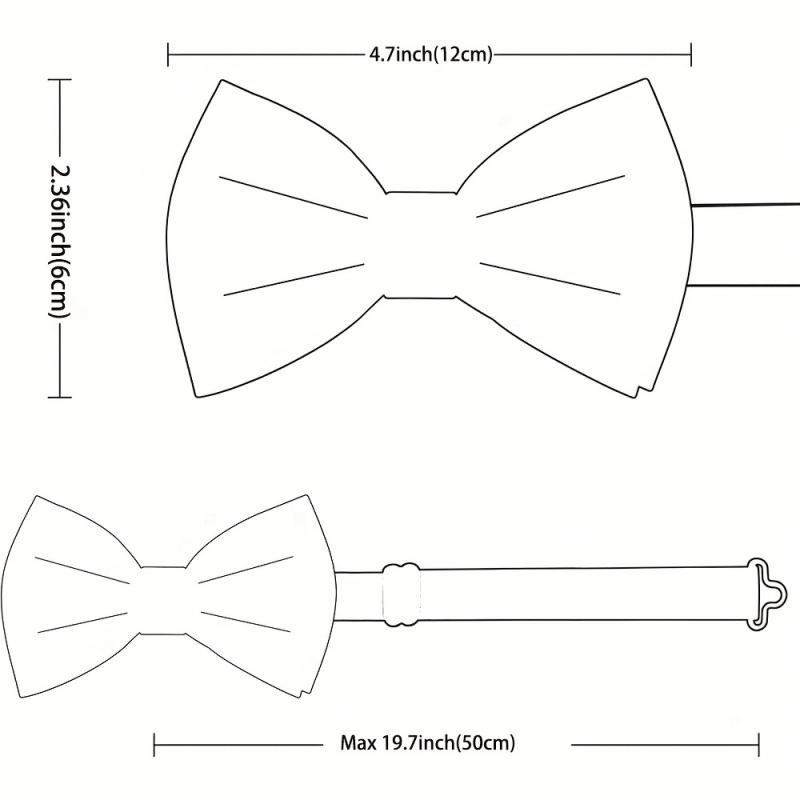 โบว์ไทปรับได้สำหรับผู้ชายและผู - Men'S Formal Wear Bow Ties บทวิจารณ์และราคา