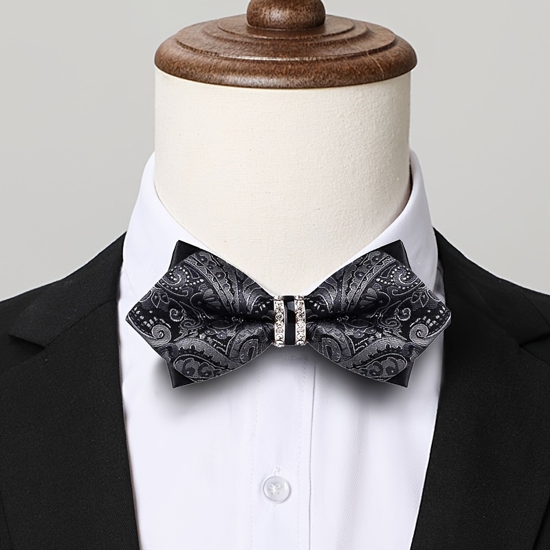 โบว์ไทผ้าซาตินลายแจ็คการ์ดสำหร - Men'S Formal Wear Bow Ties บทวิจารณ์และราคา