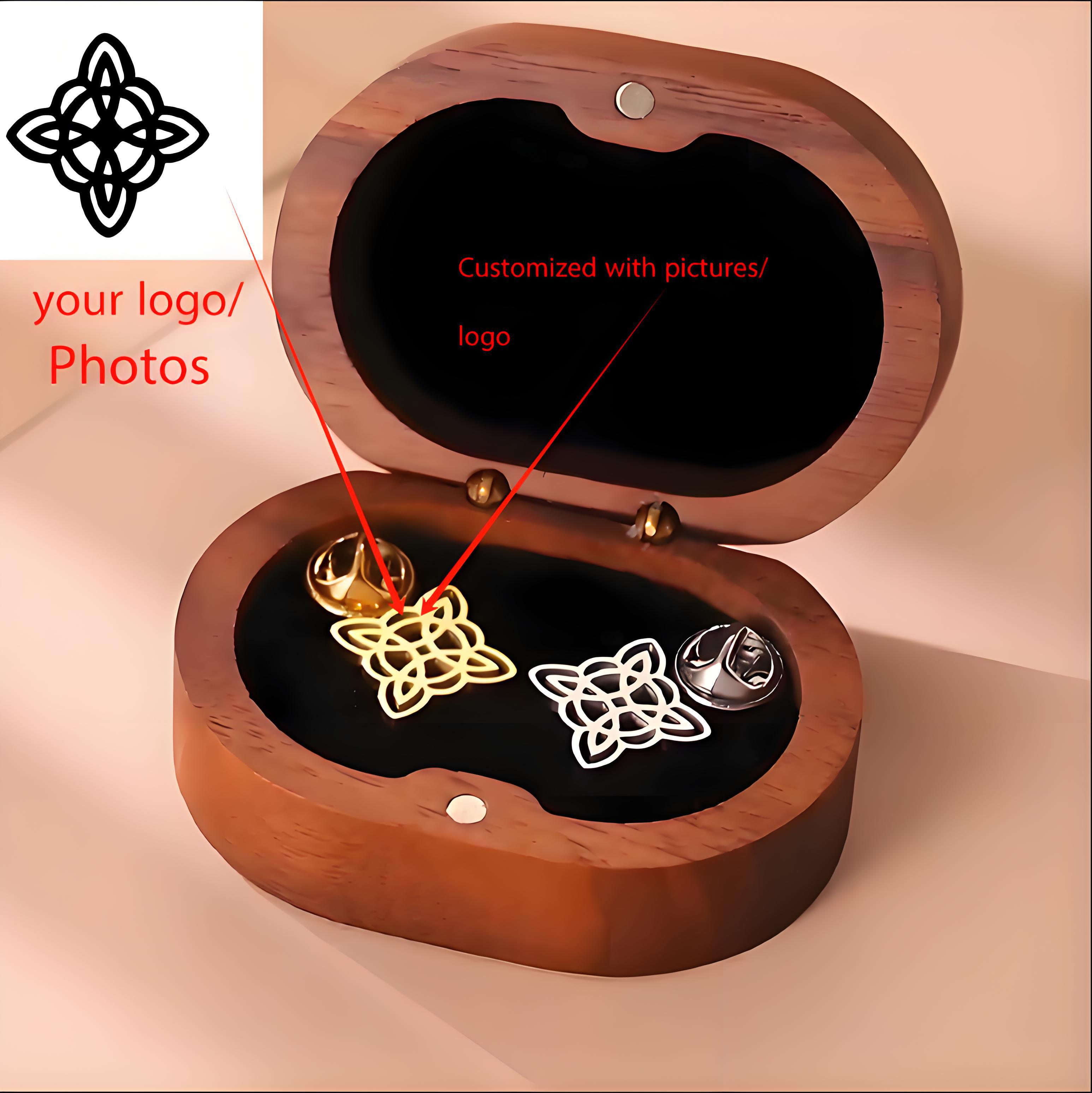 ชุดเข็มกลัดโลโก้สั่งทำระดับไฮเ - Men'S Formal Wear Jewelry บทวิจารณ์และราคา