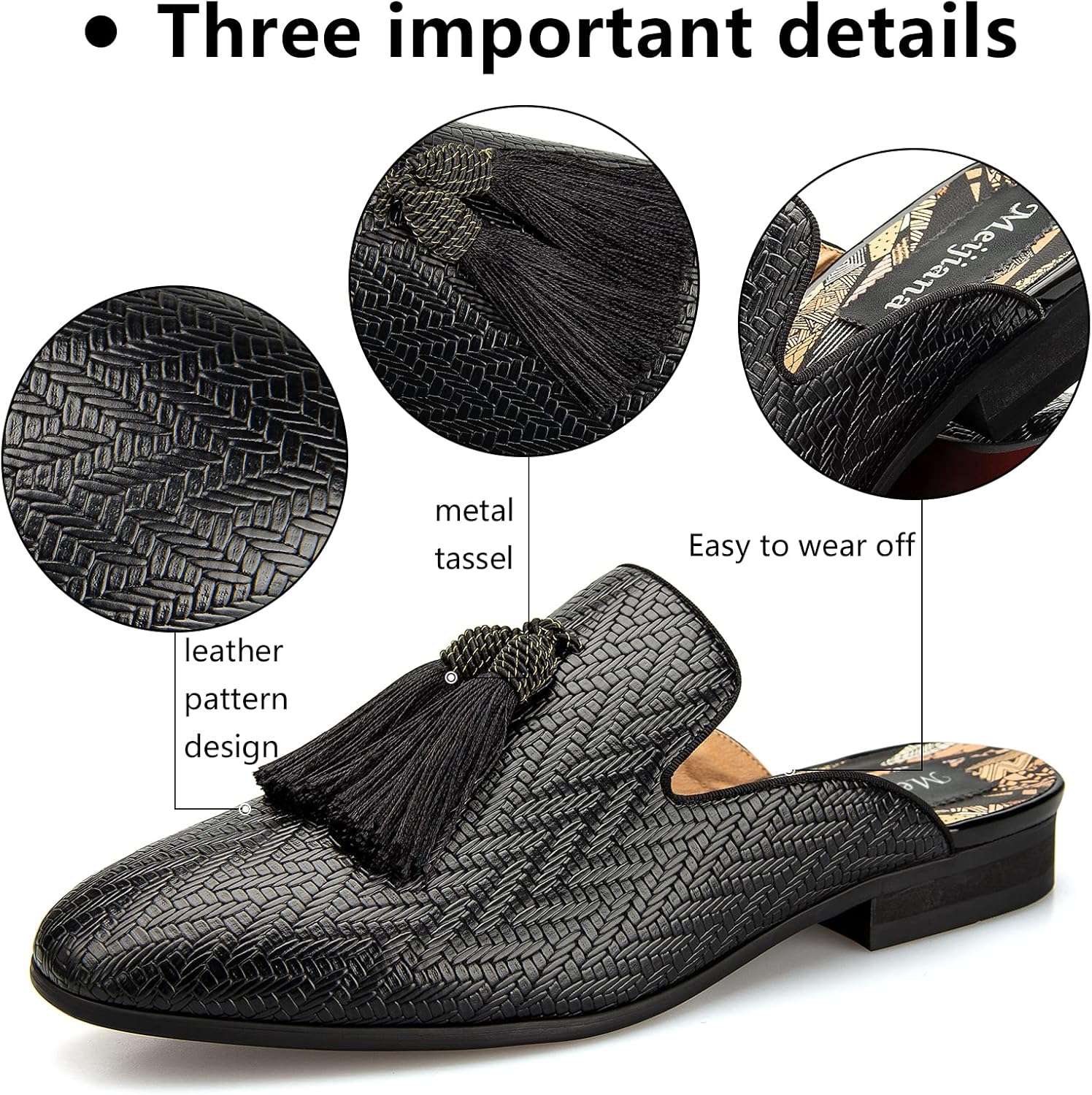 รองเท้าแตะหนังระบายอากาศฤดูร้อ - Men'S Formal Wear Slippers บทวิจารณ์และราคา