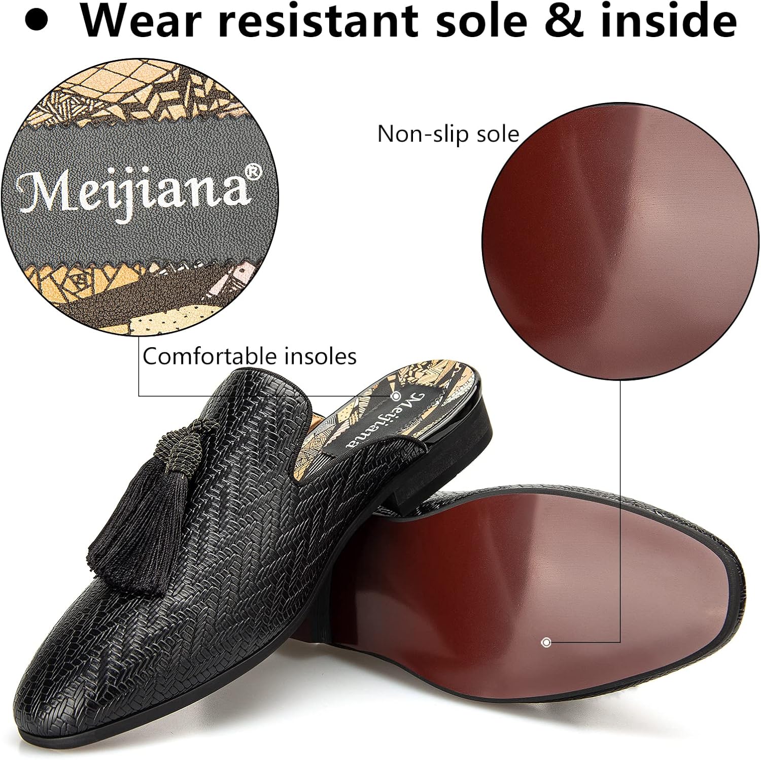 รองเท้าแตะหนังระบายอากาศฤดูร้อ - Men'S Formal Wear Slippers บทวิจารณ์และราคา