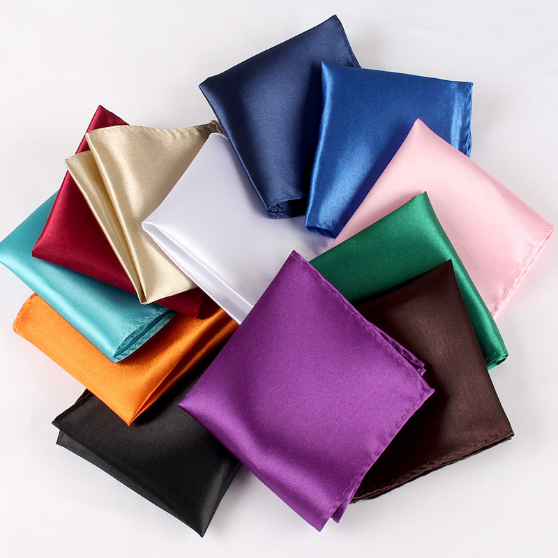 ผ้าเช็ดหน้าขนาด22ซม. สีทึบกระเ - Men'S Formal Attire บทวิจารณ์และราคา