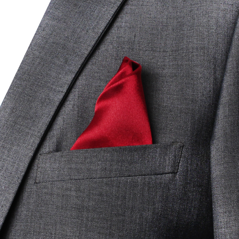 ผ้าเช็ดหน้าขนาด22ซม. สีทึบกระเ - Men'S Formal Attire บทวิจารณ์และราคา