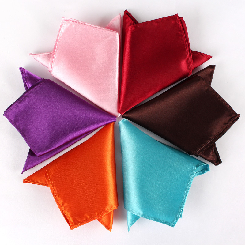 ผ้าเช็ดหน้าขนาด22ซม. สีทึบกระเ - Men'S Formal Attire บทวิจารณ์และราคา