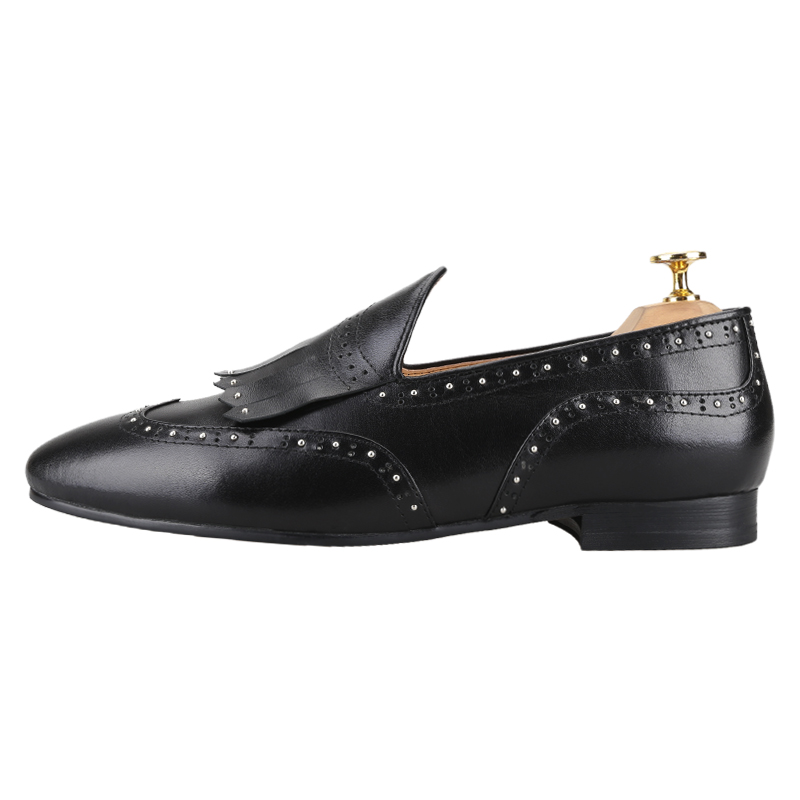 Piergitar รองเท้าส้นเตี้ยหนังว - Men'S Formal Wear Slippers บทวิจารณ์และราคา