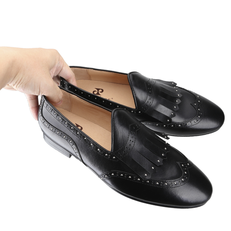 Piergitar รองเท้าส้นเตี้ยหนังว - Men'S Formal Wear Slippers บทวิจารณ์และราคา