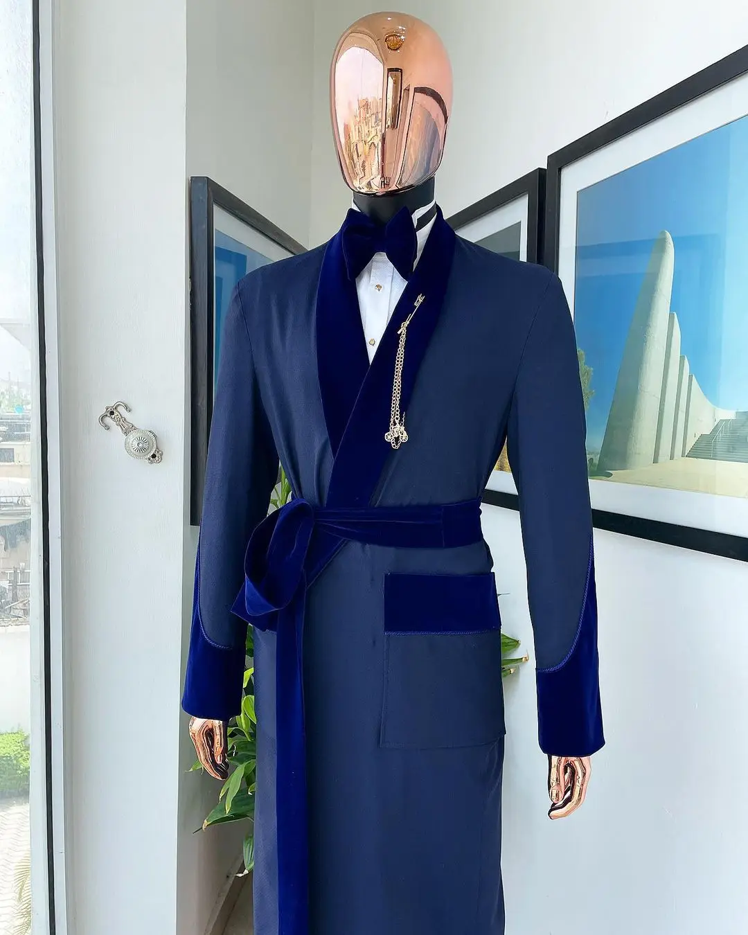 Tailor Made Royal Blue Men ชุด - Men'S Formal Wear For A Wedding บทวิจารณ์และราคา