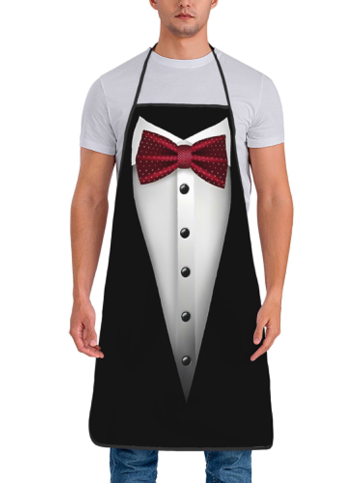 ผ้ากันเปื้อนทักซิโด้ โบว์ไทสีแ - Men'S Formal Wear Bow Ties บทวิจารณ์และราคา
